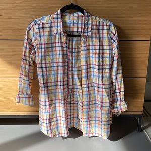 STEVEN ALAN PLAID SHIRT SZ M